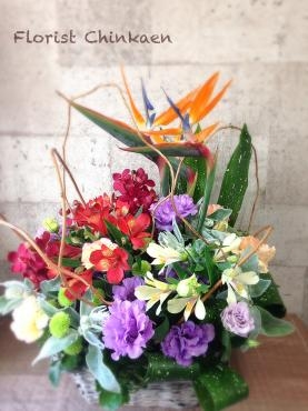 おそば屋さんの20周年祝い｜「フローリストちんかえん」　（兵庫県神戸市中央区の花キューピット加盟店 花屋）のブログ